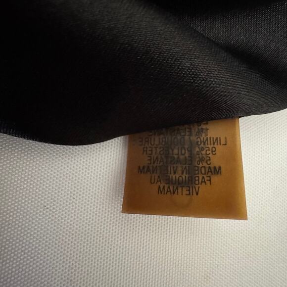 Elie Tahari Embossed Sleeveless Black Sheath Dress Size 12 - Picture 5 of 9